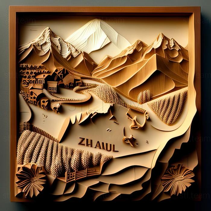 3D model Zug in Switzerland (STL)